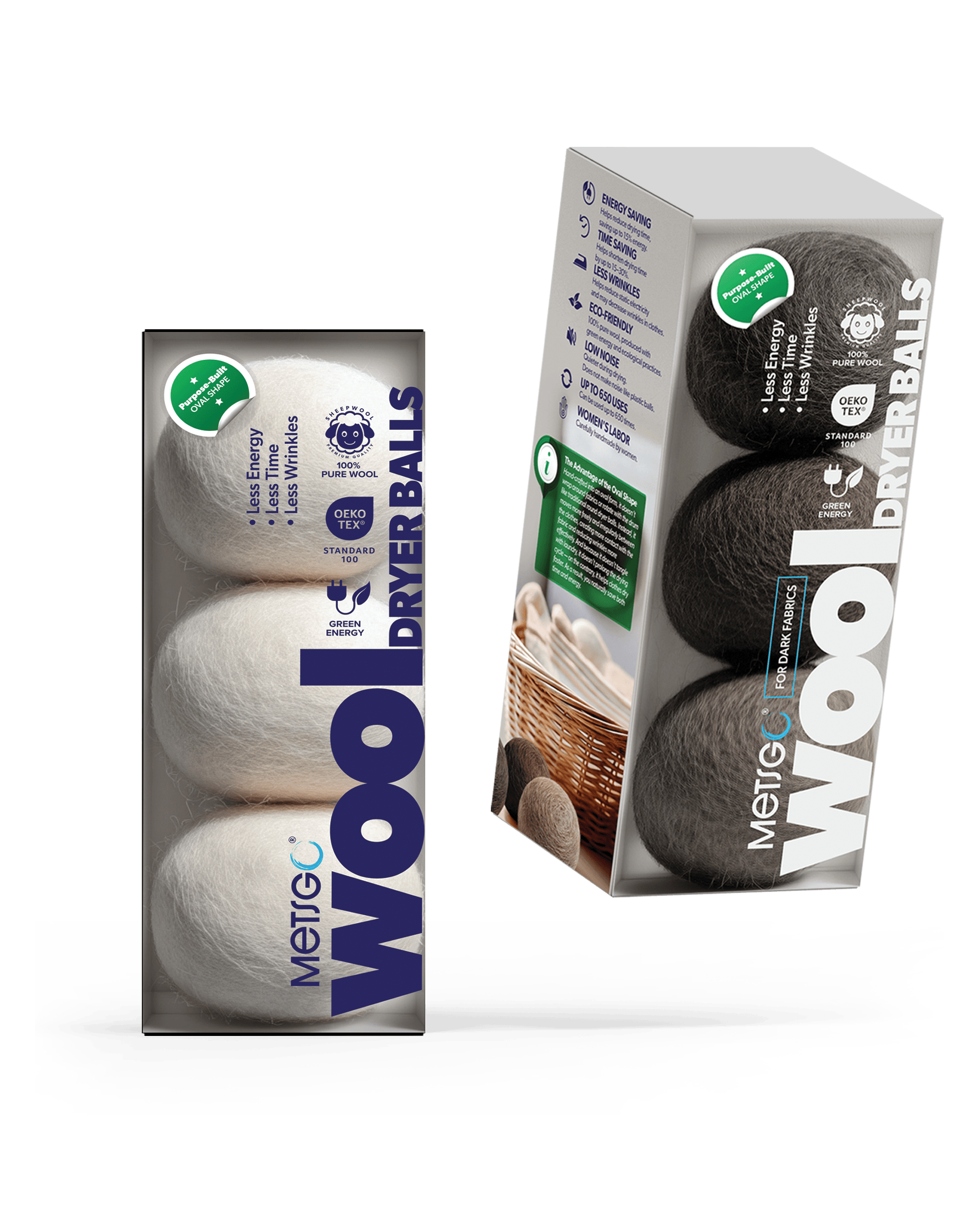 Metsgo retail packaging design with vertical window display